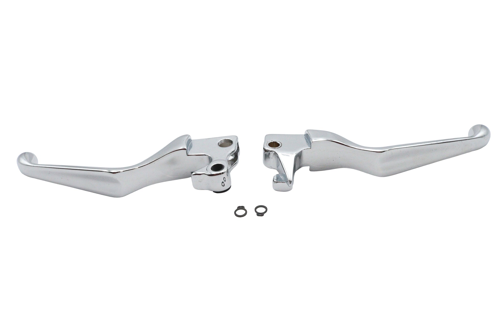 Chrome V-Cut Hand Lever Set