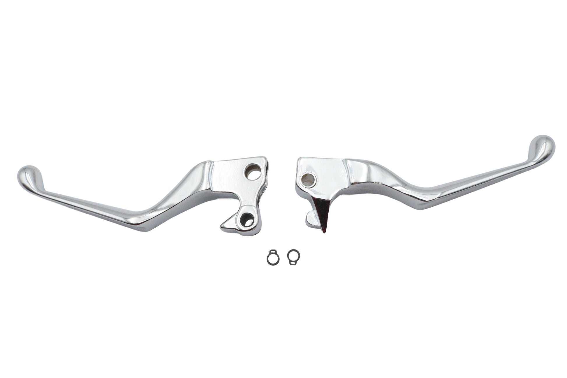 Chrome V-Cut Hand Lever Set