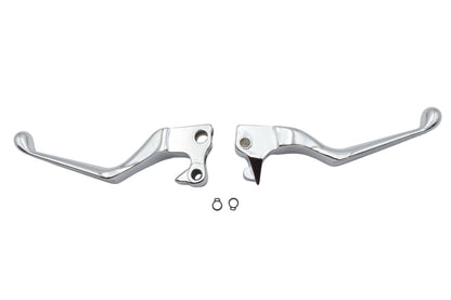 Chrome V-Cut Hand Lever Set