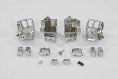 Handlebar Switch Housing Kit Chrome