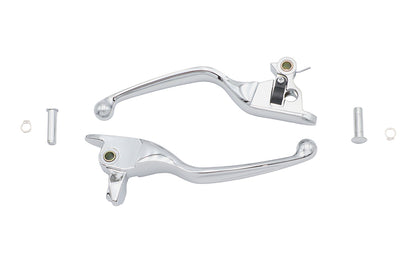 M8 Brake and Clutch Lever Set Chrome