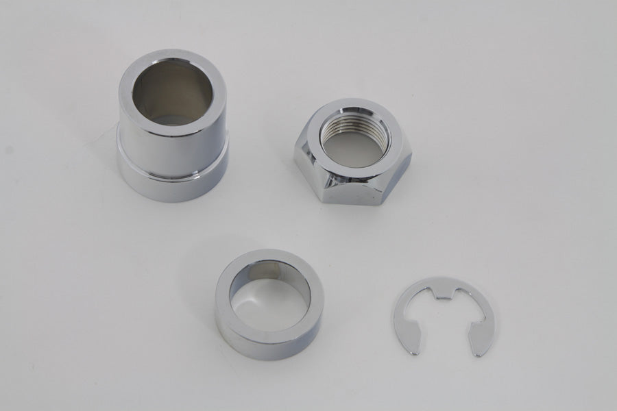 Rear Axle Nut Kit Chrome