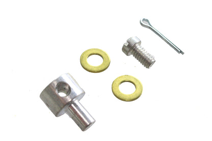 Cadmium Carburetor Throttle Lever Wire Block Kit
