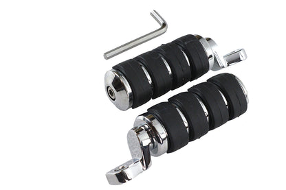 Large Chrome Cats Paw Footpeg Set