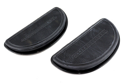 OE Gloss Black Passenger Half Moon Footboard Set