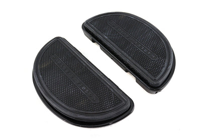 OE Gloss Black Passenger Half Moon Footboard Set