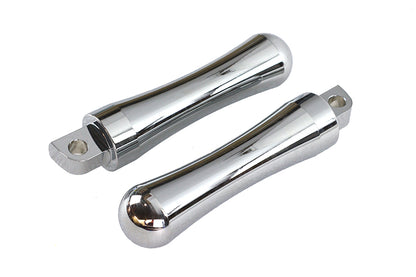 Chrome Contour End Footpeg Set