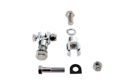 Footpeg Mount Yoke Set Chrome