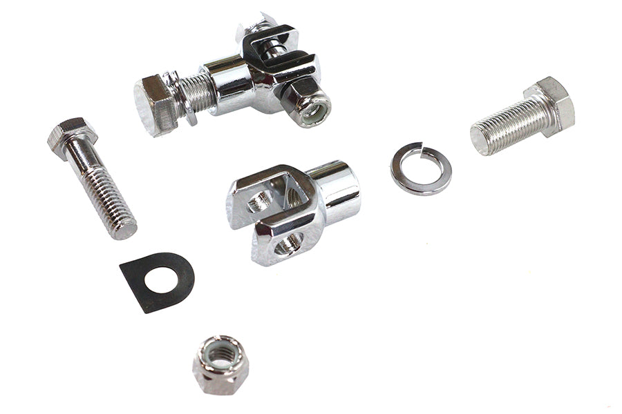 Footpeg Mount Yoke Set Chrome