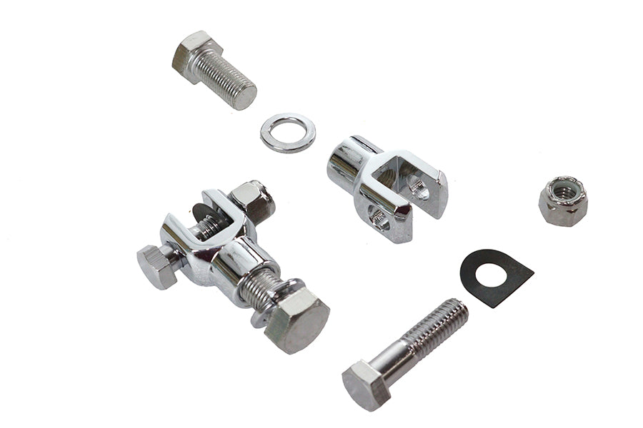 Footpeg Mount Yoke Set Chrome