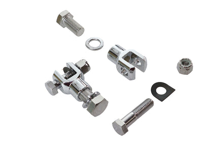 Footpeg Mount Yoke Set Chrome