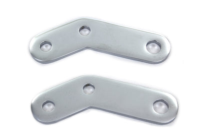 Chrome Elevated Footpeg Mount Bracket Set