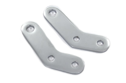 Chrome Elevated Footpeg Mount Bracket Set