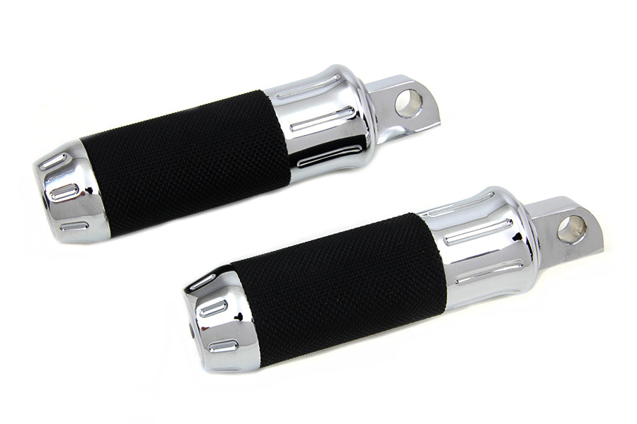 Chrome Plain Style Footpeg Set