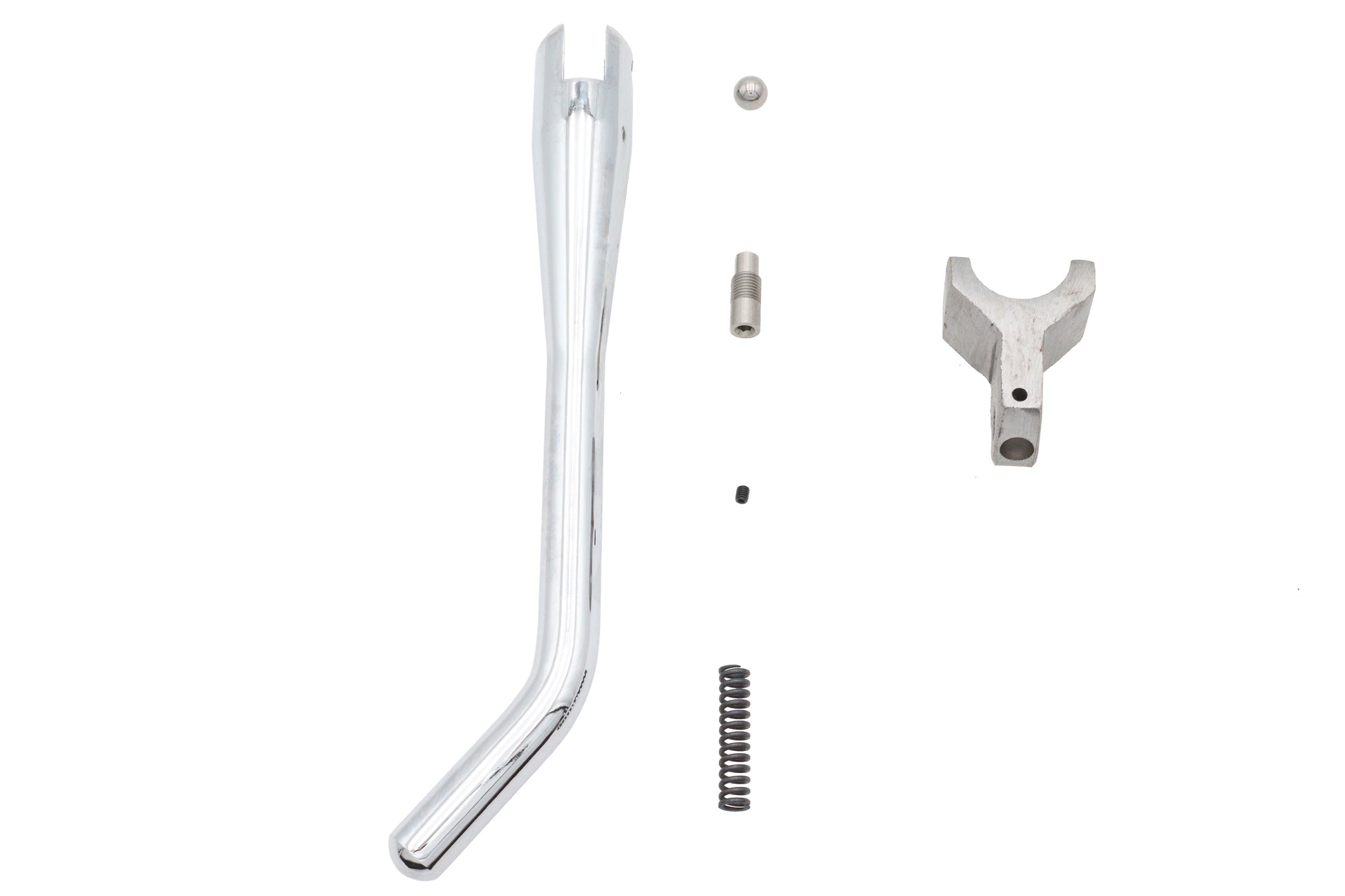 Chrome Kickstand Assembly Weld-On Type