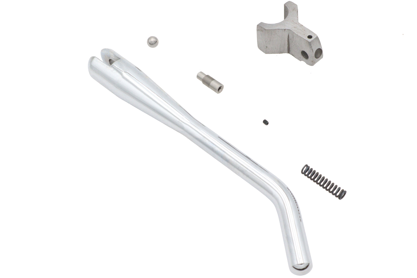 Chrome Kickstand Assembly Weld-On Type