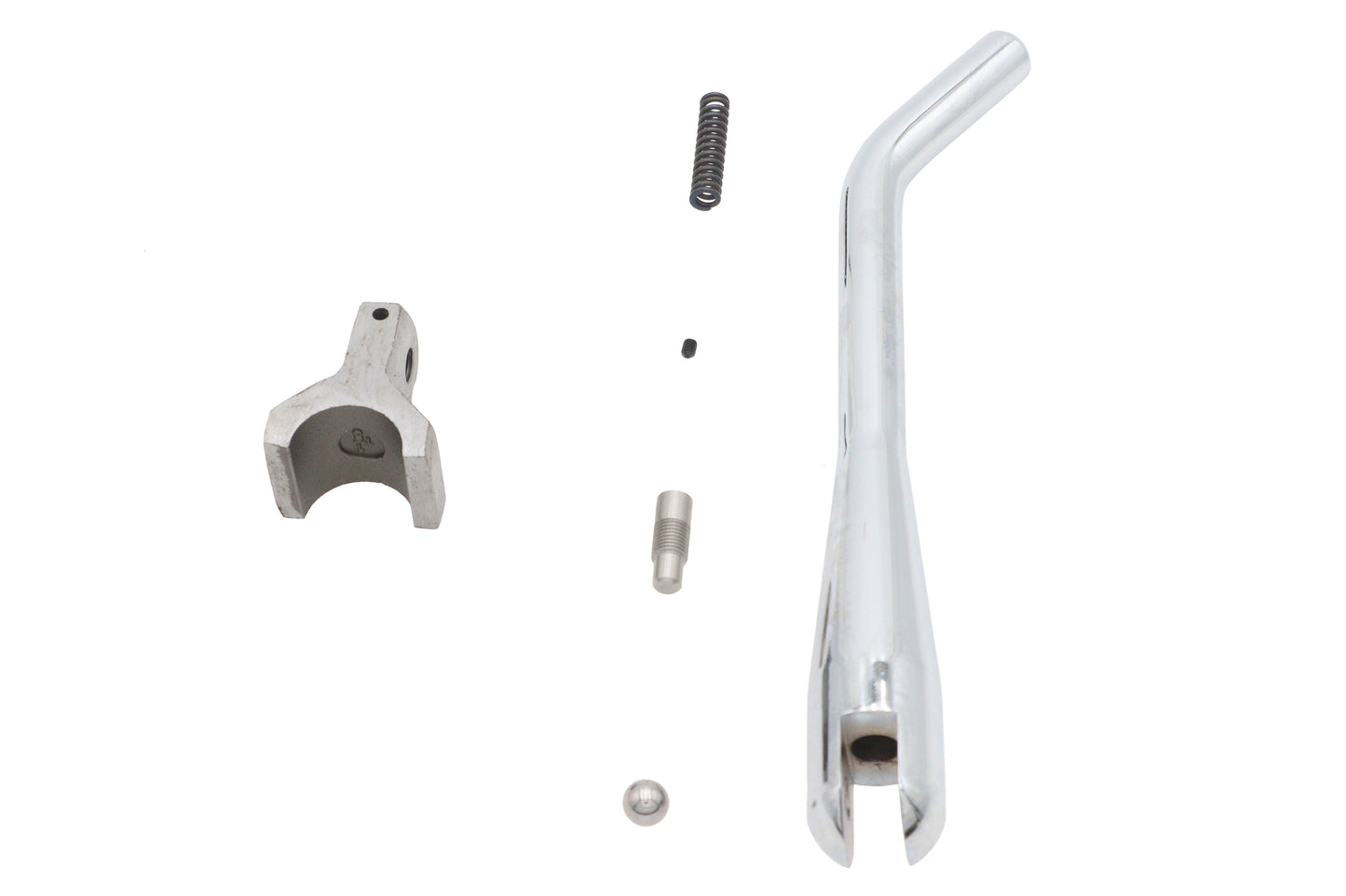 Chrome Kickstand Assembly Weld-On Type