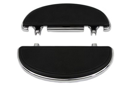 Chrome Driver Half Moon Footboard Set