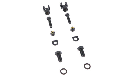 Footpeg Mount Yoke Set Black