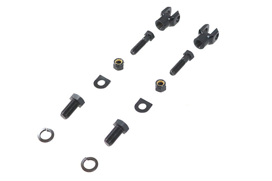Footpeg Mount Yoke Set Black