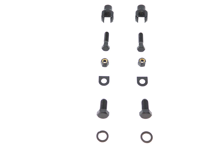 Footpeg Mount Yoke Set Black