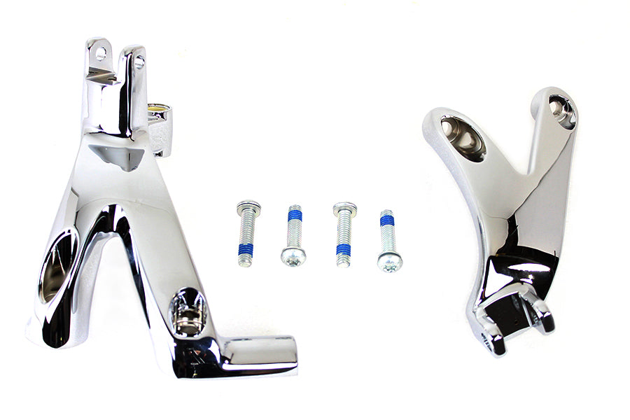 OE Standard Forward Control Mount Kit Chrome