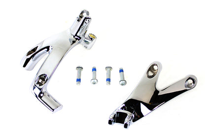 OE Standard Forward Control Mount Kit Chrome