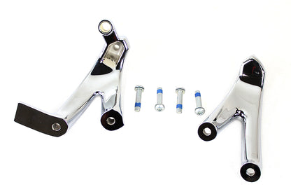 OE Standard Forward Control Mount Kit Chrome