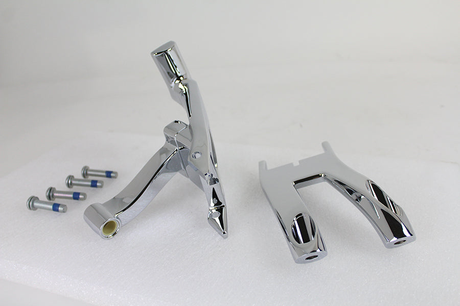 OE Chrome Driver Footboard Mount Kit