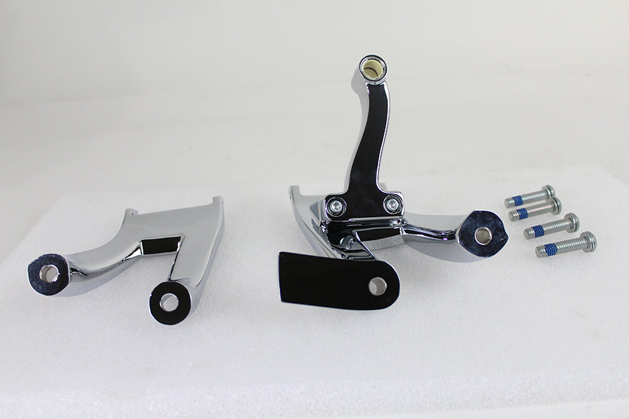OE Chrome Driver Footboard Mount Kit