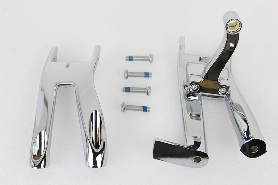 OE Chrome Driver Footboard Mount Kit
