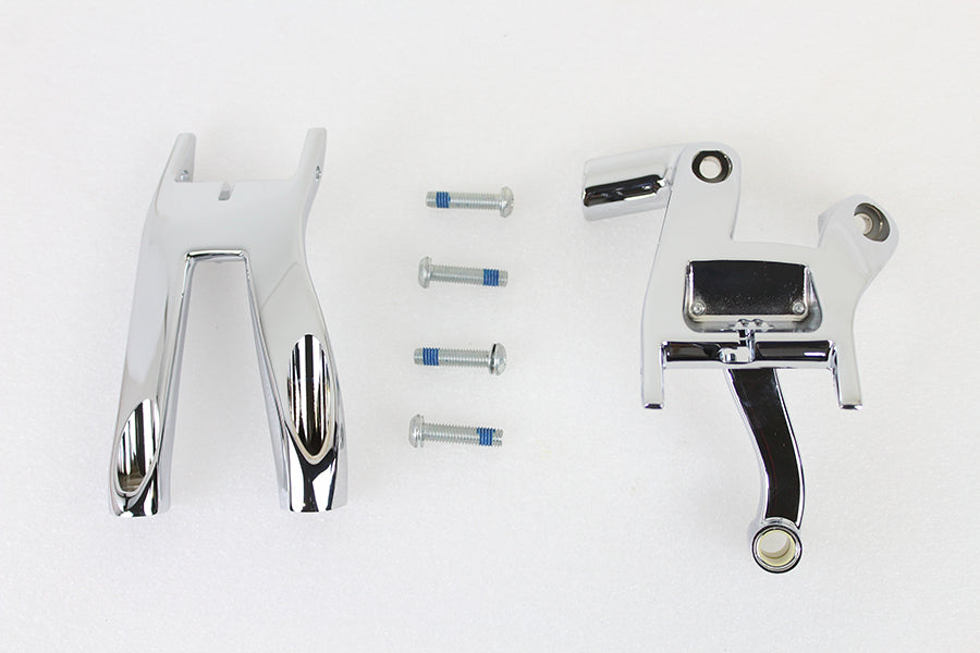 OE Chrome Driver Footboard Mount Kit