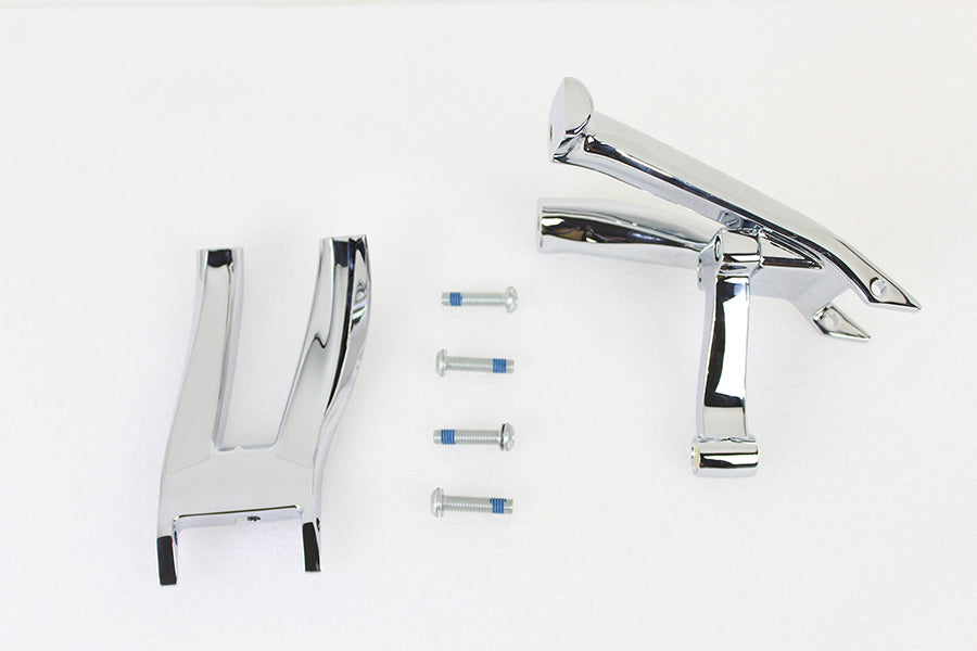 OE Chrome Driver Footboard Mount Kit
