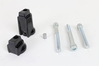 Passenger Footboard Adapter Set Black