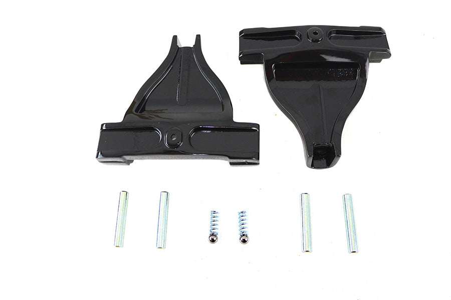 Passenger Footboard Support Set Black