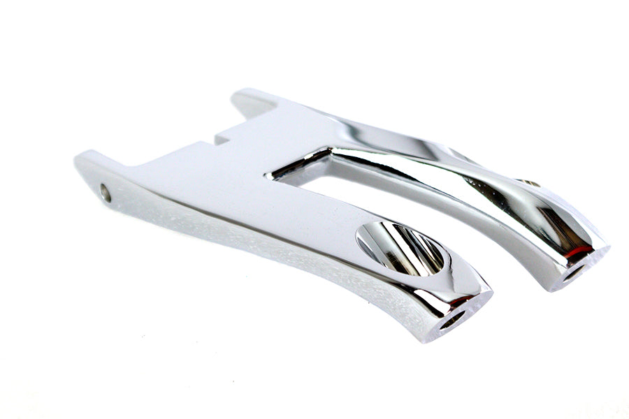 M8 Right Bracket Footboard Mount Chrome
