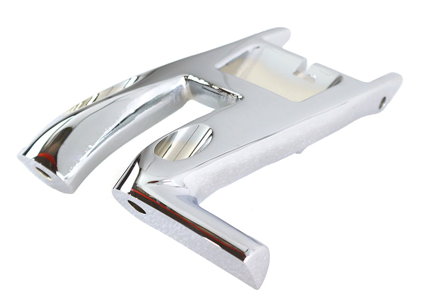 M8 Left Bracket Footboard Mount Chrome