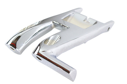 M8 Left Bracket Footboard Mount Chrome