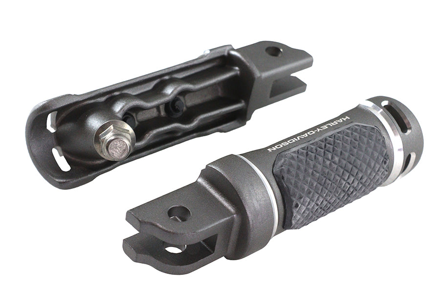 M8 NYC Style Driver Footpeg Set Graphite
