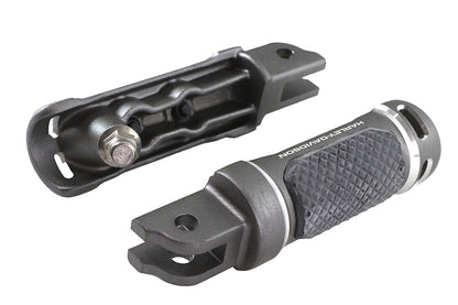 M8 NYC Style Driver Footpeg Set Graphite