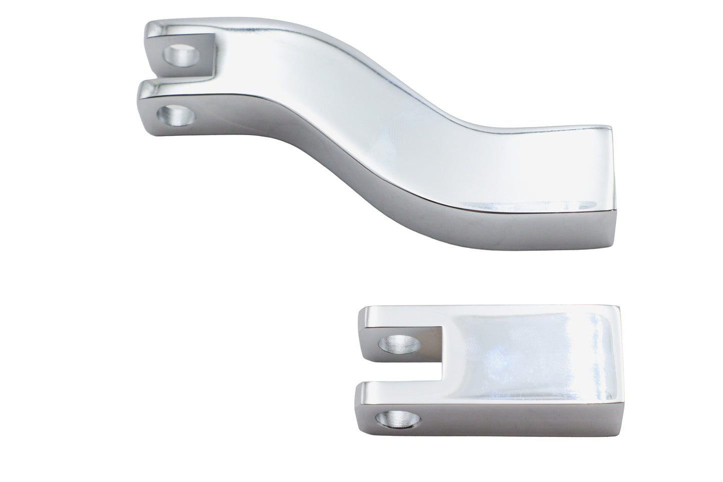 Rear Passenger Footpeg Mount Set Chrome