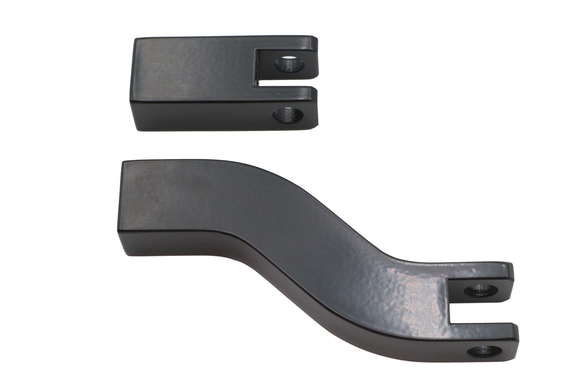 Rear Passenger Footpeg Mount Set Black