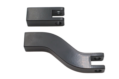 Rear Passenger Footpeg Mount Set Black