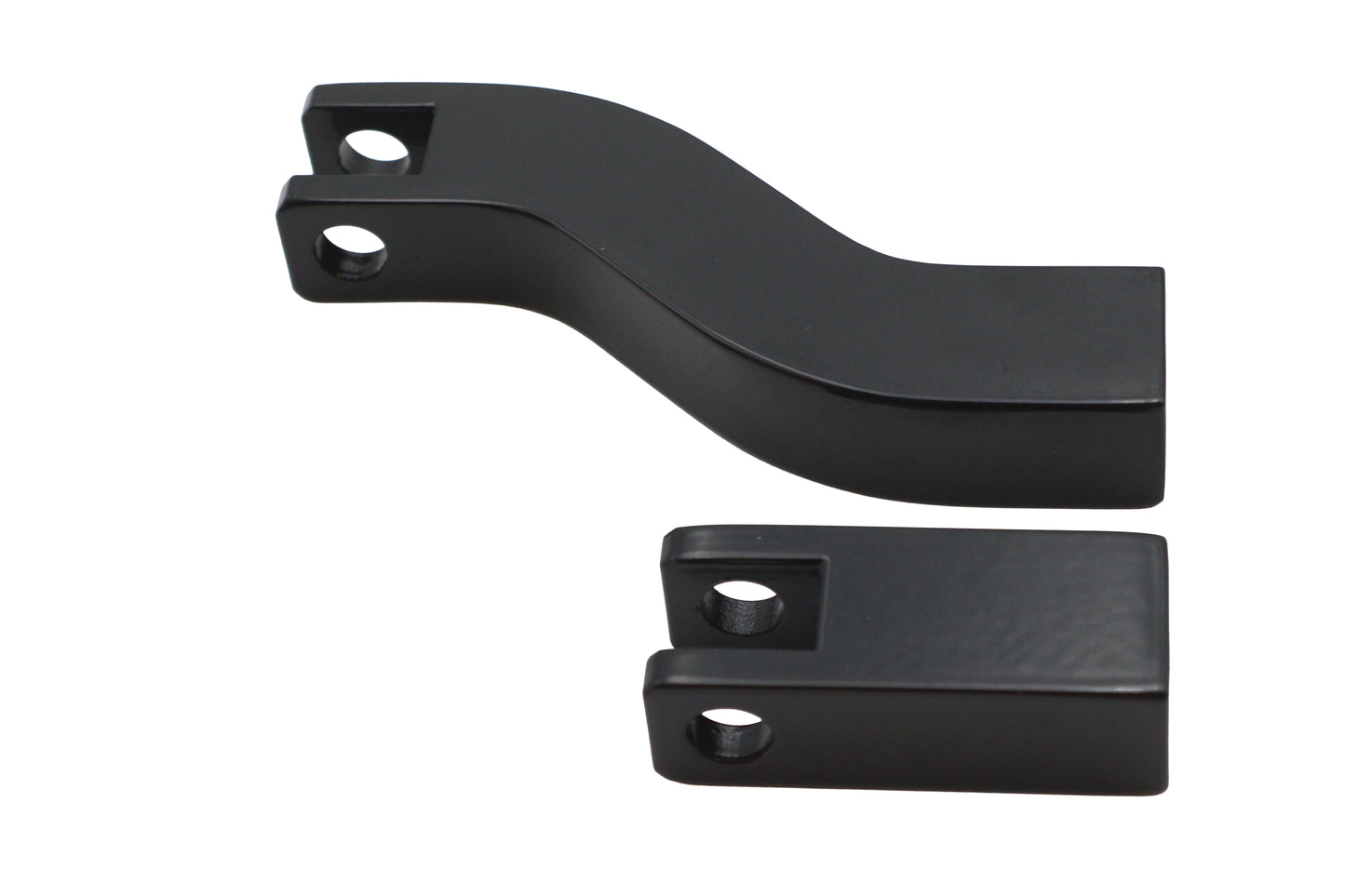 Rear Passenger Footpeg Mount Set Black