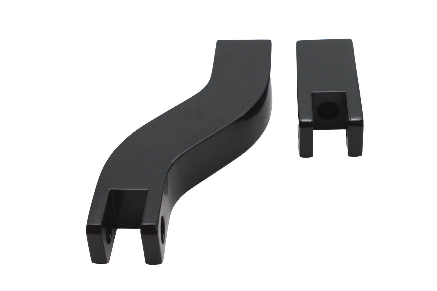 Rear Passenger Footpeg Mount Set Black