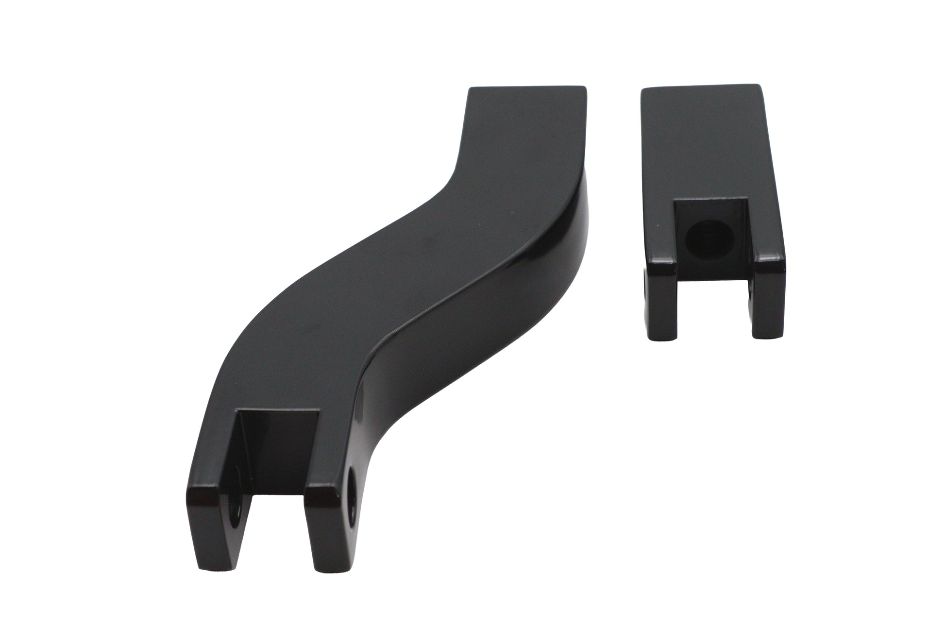 Rear Passenger Footpeg Mount Set Black