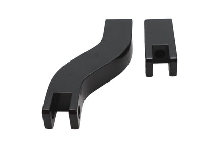 Rear Passenger Footpeg Mount Set Black