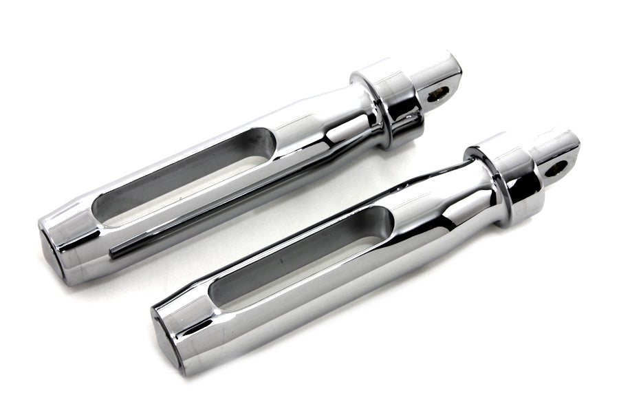Chrome Batique Style Footpeg Set