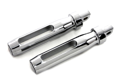 Chrome Batique Style Footpeg Set