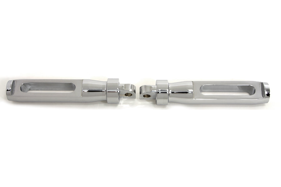 Chrome Batique Style Footpeg Set